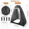 Pop Up Privacy Tent Foldable Outdoor Shower Toilet Tent Portable Clothes Changing Room Camping Shelter with Carry Bag for Camping Hiking Beach Picnic