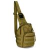 Mens Backpack Waterproof Tactical Sling Chest Pack Shoulder Bag Outdoor Hiking