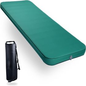 4inch Self-Inflating Sleeping Pad for Camping, Outdoor Large 80'√ó30' Thick Memory Foam Pads Portable 4 Season Camping Mattress for Tents Car Hiking S (Color: As Picture)